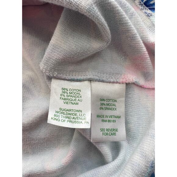 Lilly Pulitzer Skipper Cropped Popover Zanizibar Blue Party Princess Medium - Picture 7 of 7